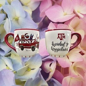 Headed to Aggieland NCAA Glory Haus Mug Set of 2 Mugs Bundle!!